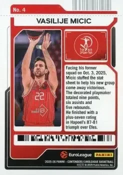 Back of Vasilije Micić
