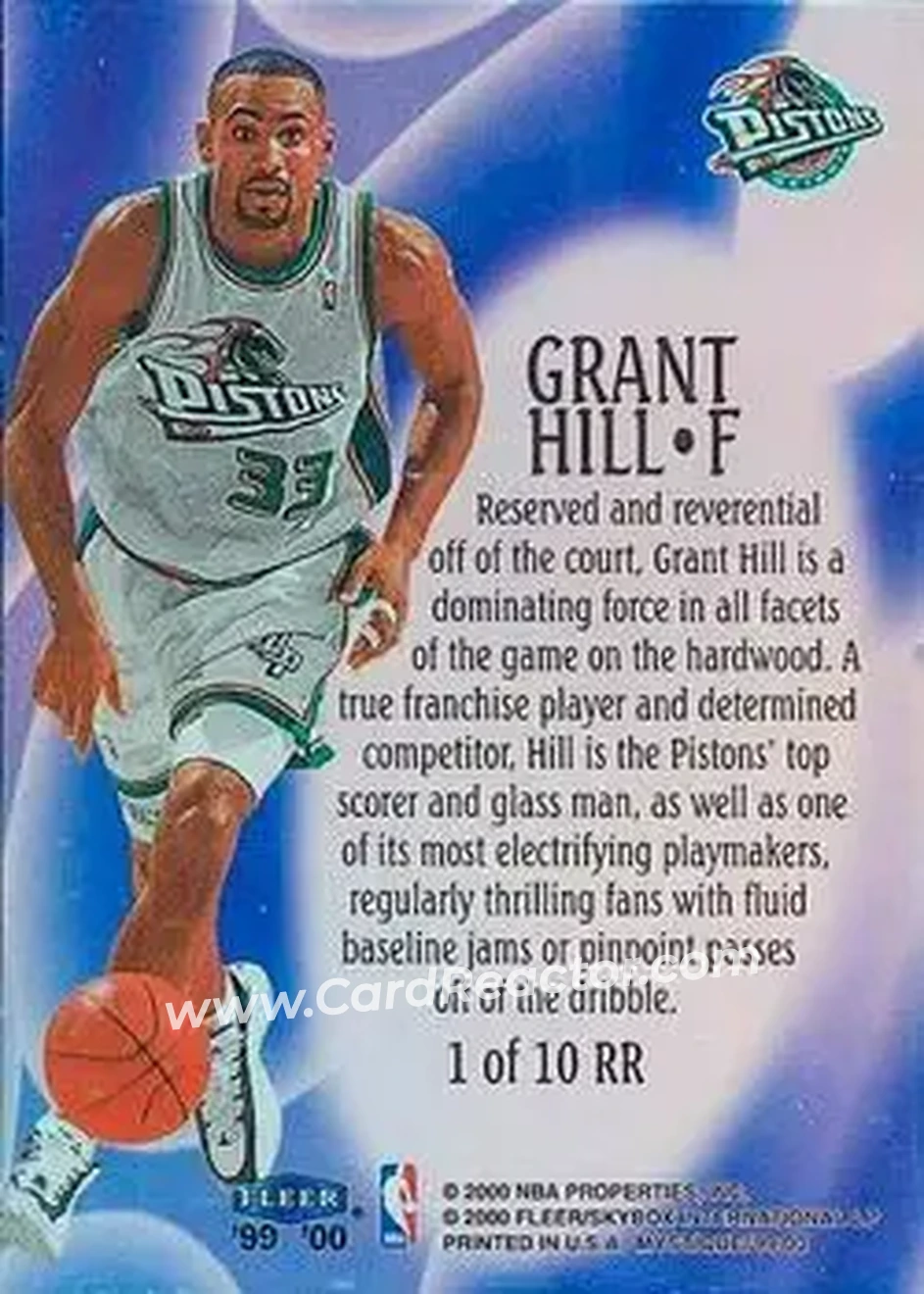Back of Grant Hill