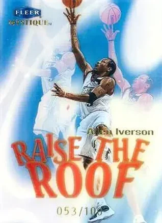 1999-00 Fleer Mystique #6 RR Raise the Roof Allen Iverson