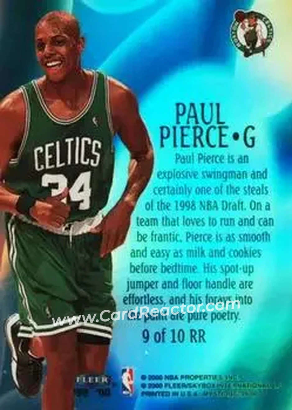Back of Paul Pierce