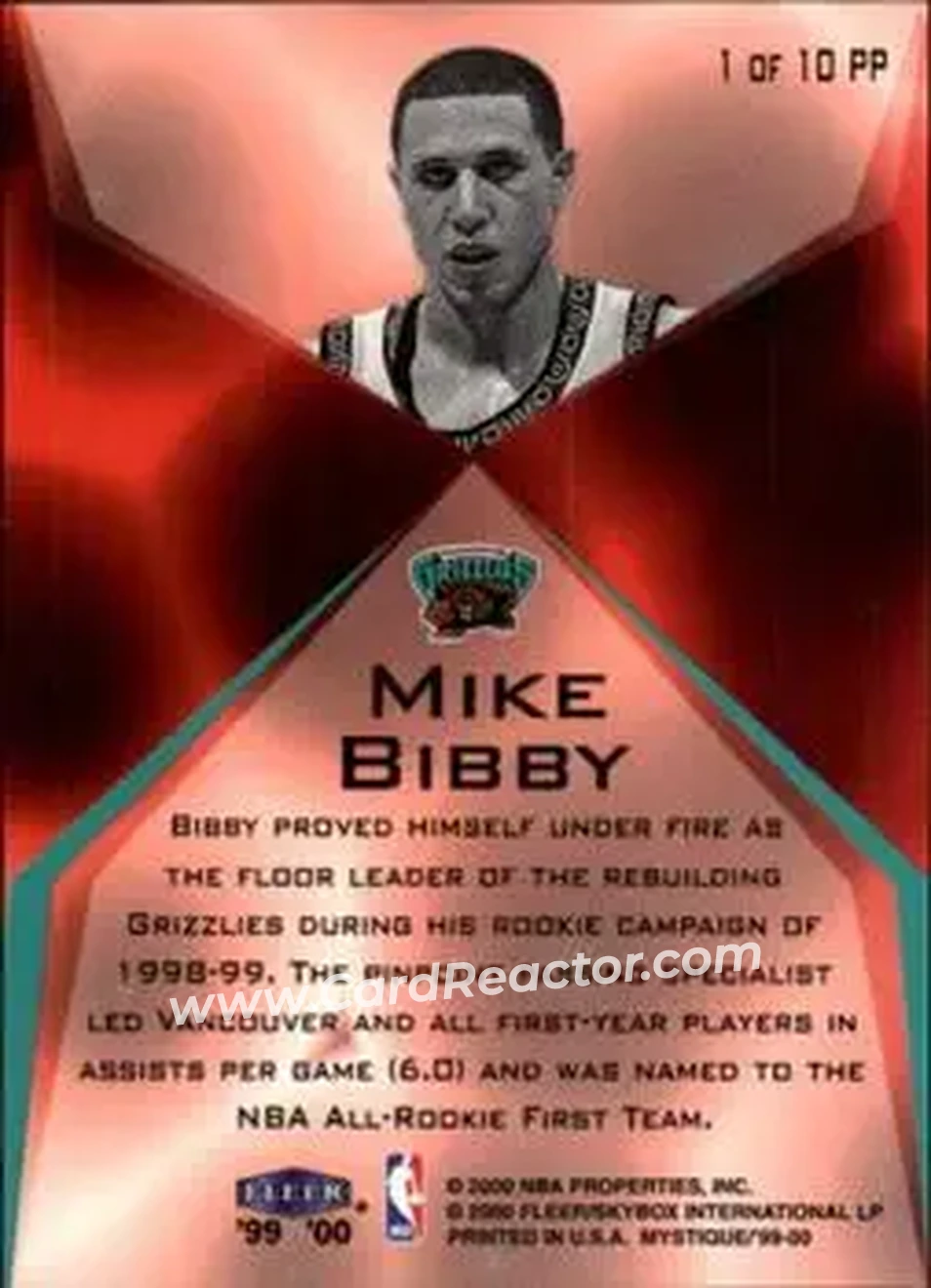 Back of Mike Bibby