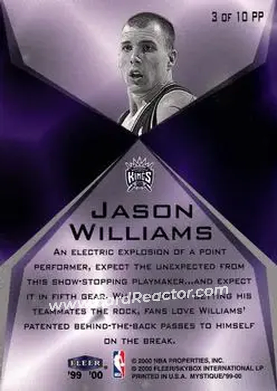 Back of Jason Williams
