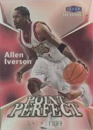 1999-00 Fleer Mystique #6 PP Point Perfect Allen Iverson