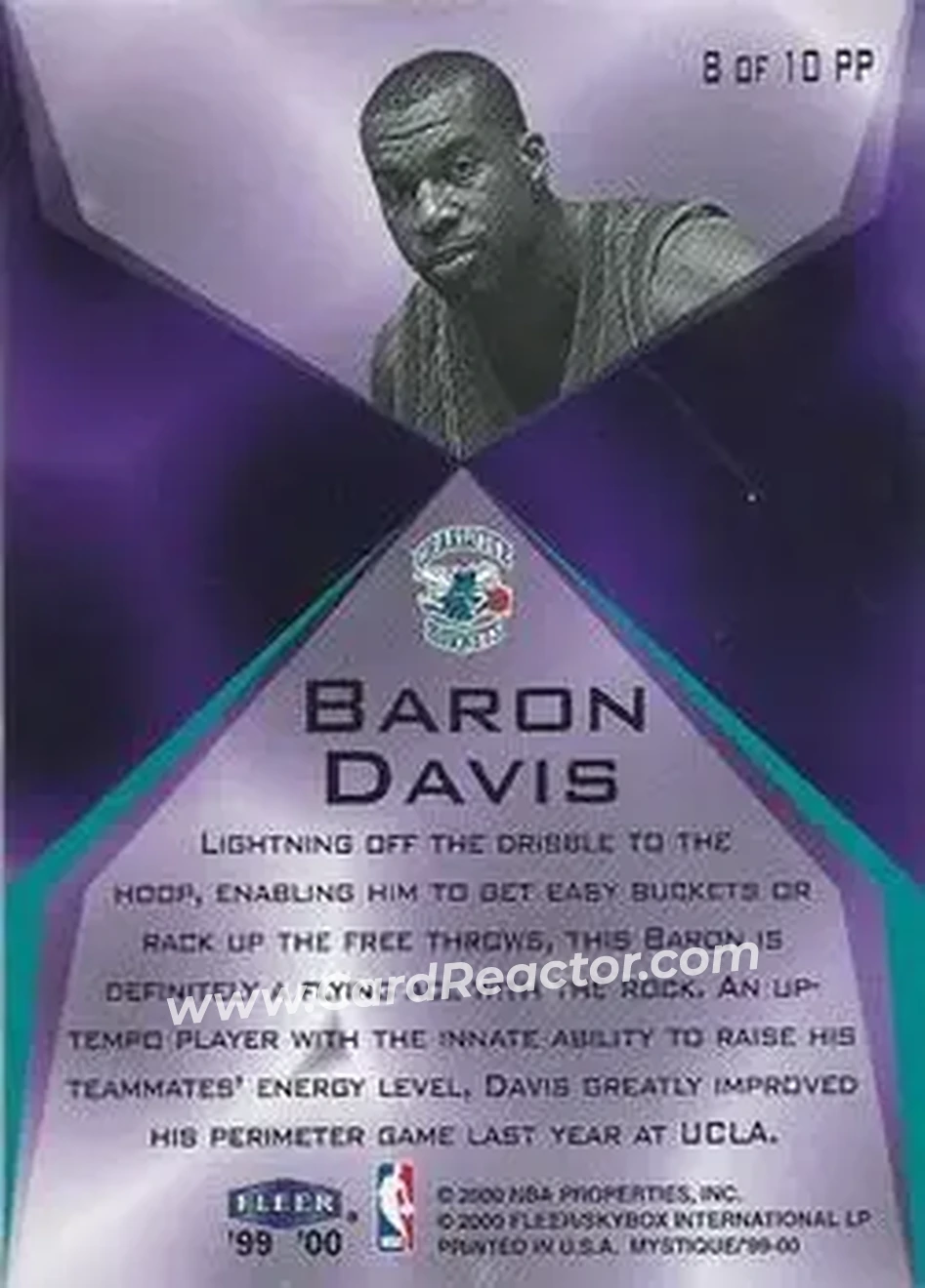 Back of Baron Davis