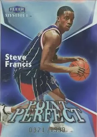 1999-00 Fleer Mystique #9 PP Point Perfect Steve Francis