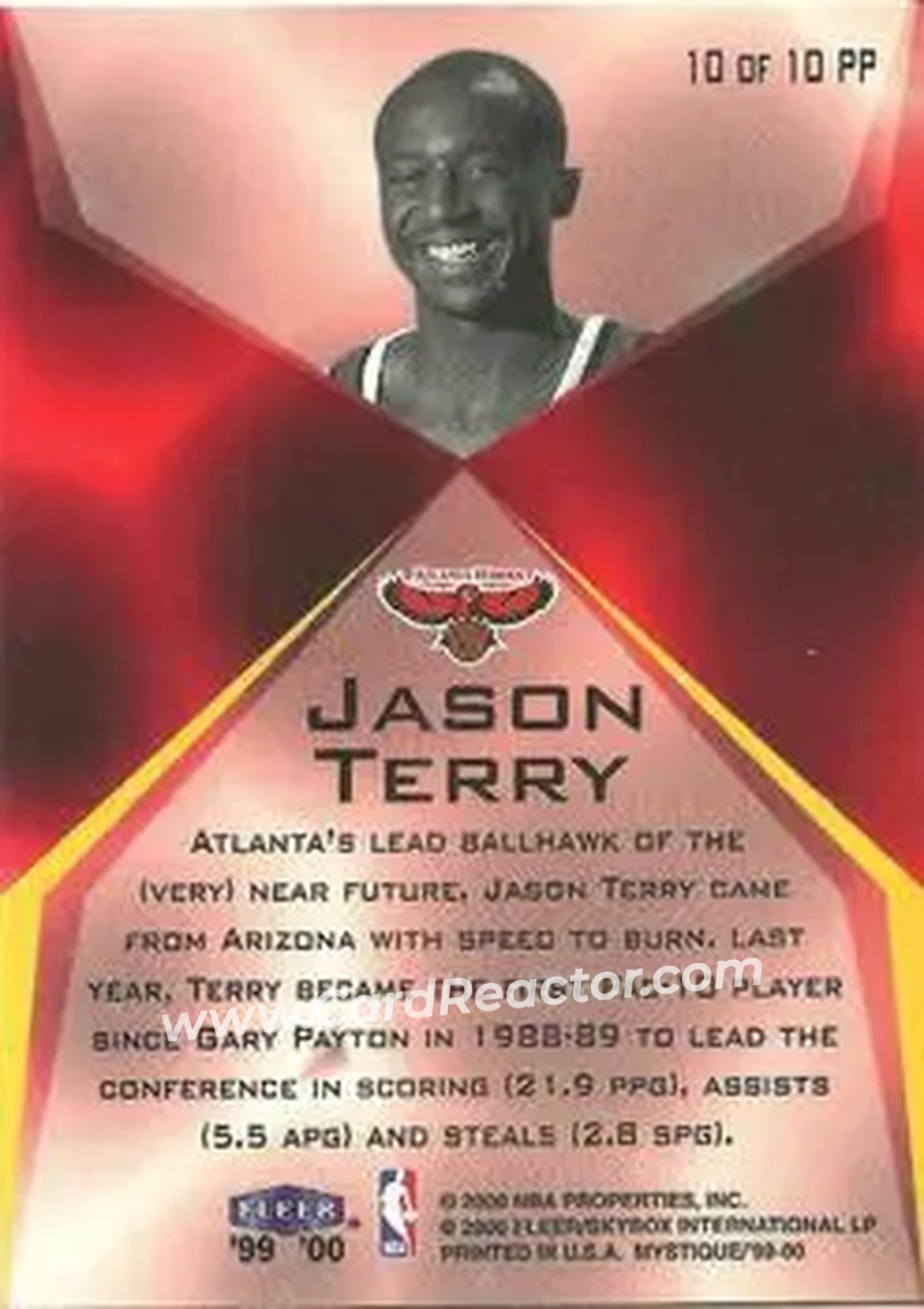 Back of Jason Terry