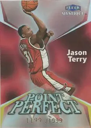 1999-00 Fleer Mystique #10 PP Point Perfect Jason Terry