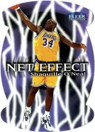 1999-00 Fleer Tradition #7 NE Net Effect Shaquille O'Neal