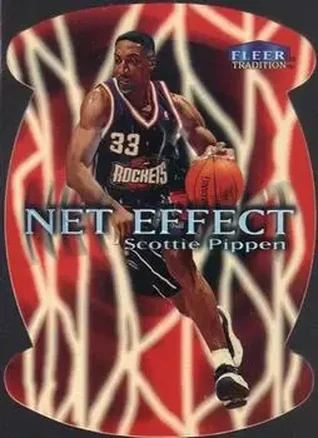 1999-00 Fleer Tradition #9 NE Net Effect Scottie Pippen