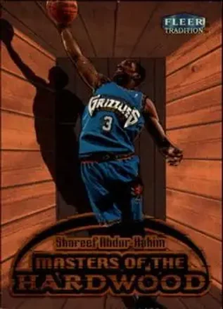 1999-00 Fleer Tradition #1 MH Masters of the Hardwood Shareef Abdur-Rahim