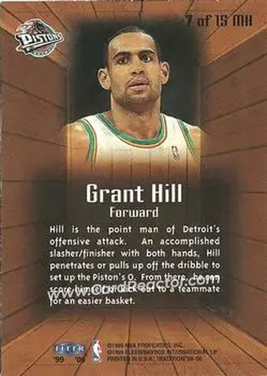 Back of Grant Hill