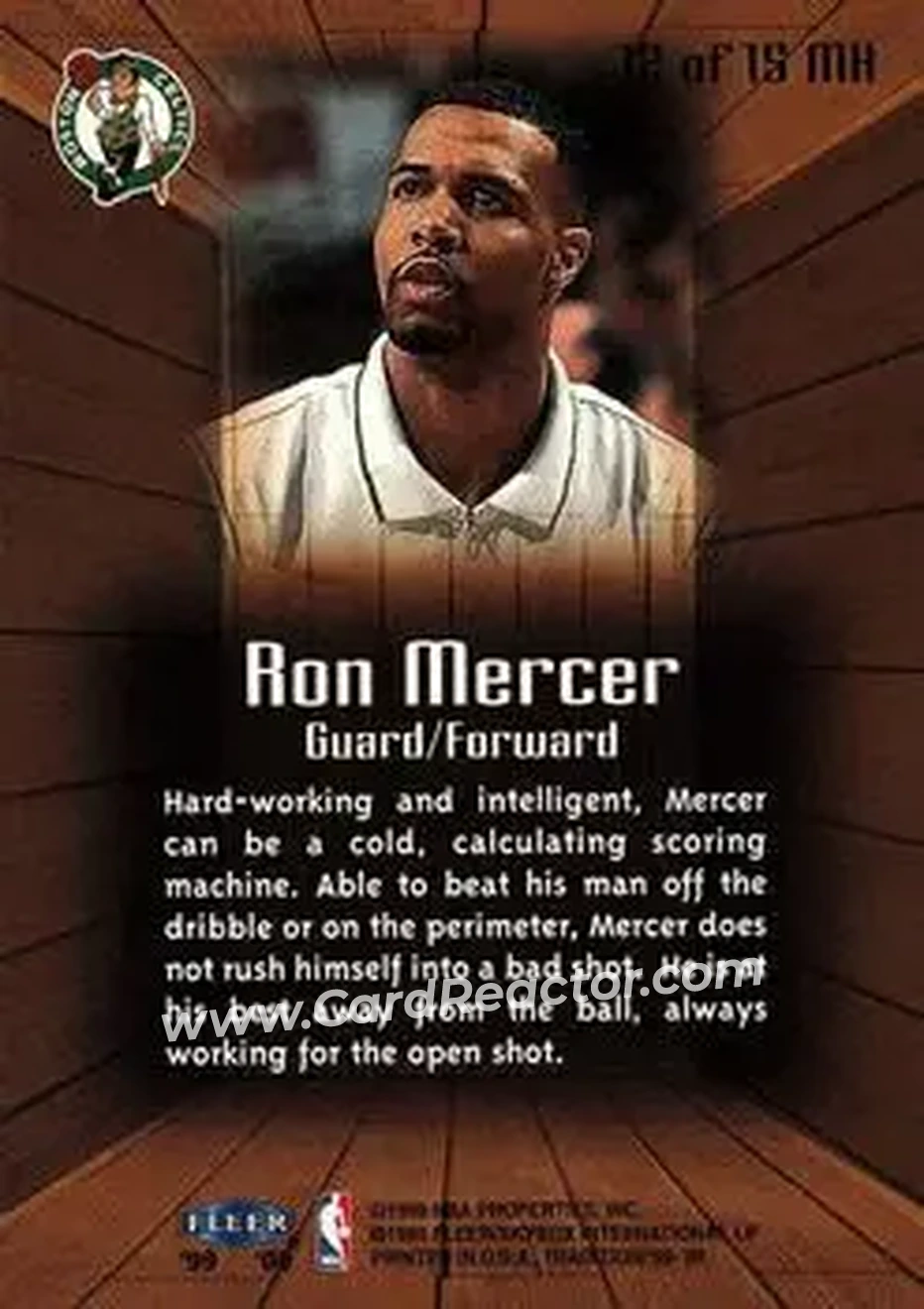Back of Ron Mercer