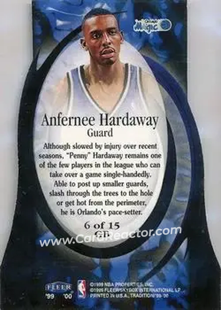 Back of Anfernee Hardaway
