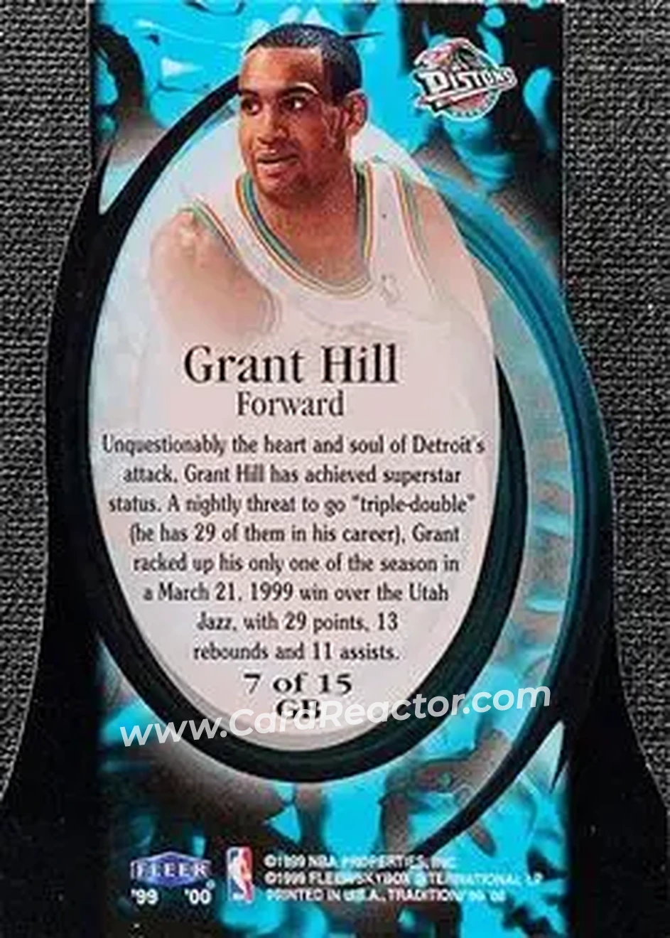 Back of Grant Hill