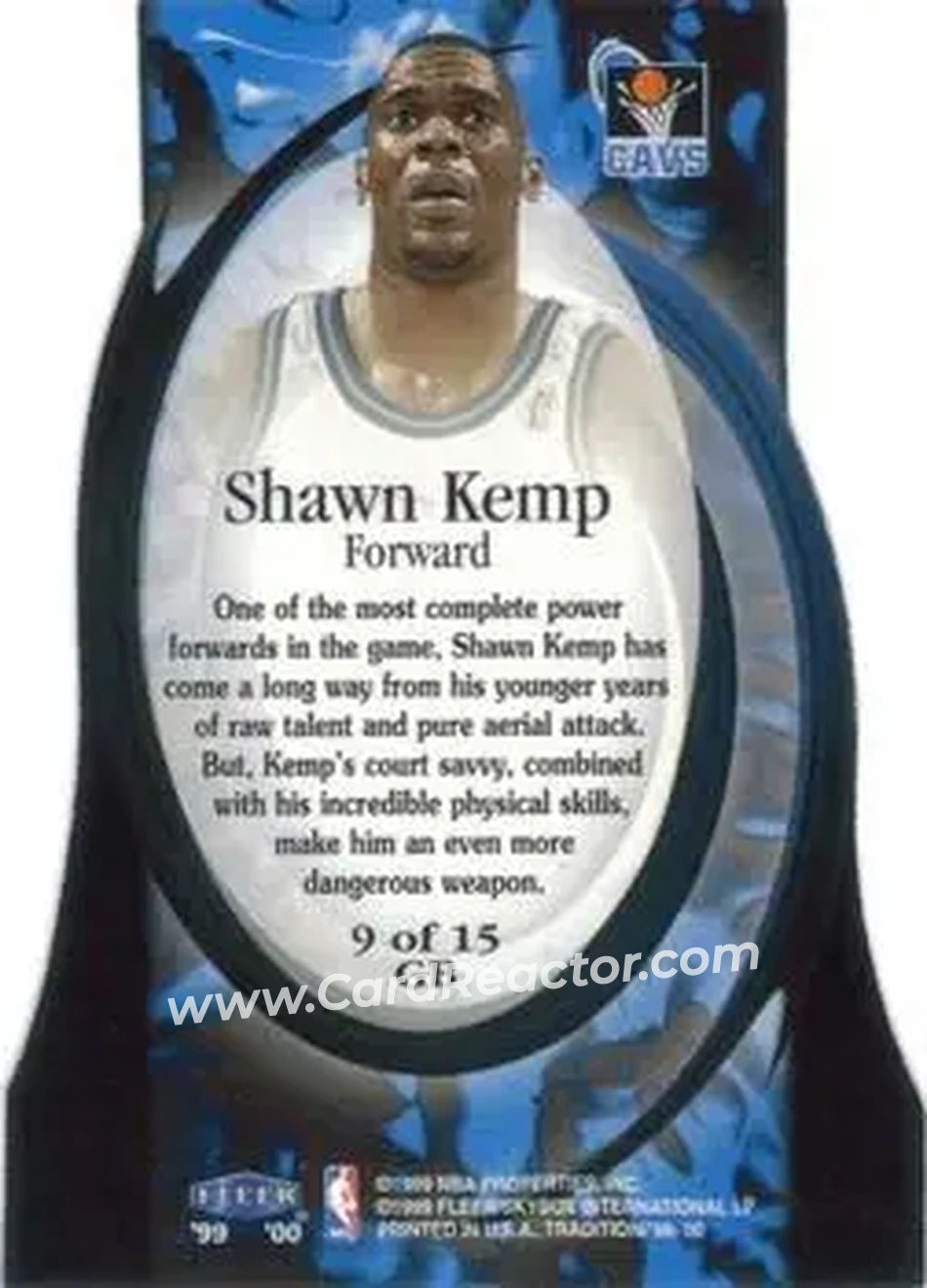 Back of Shawn Kemp