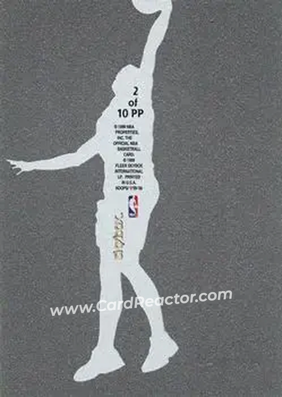 Back of Keith Van Horn