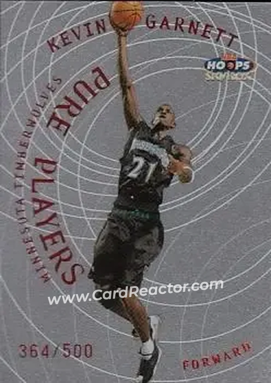 Front of Kevin Garnett
