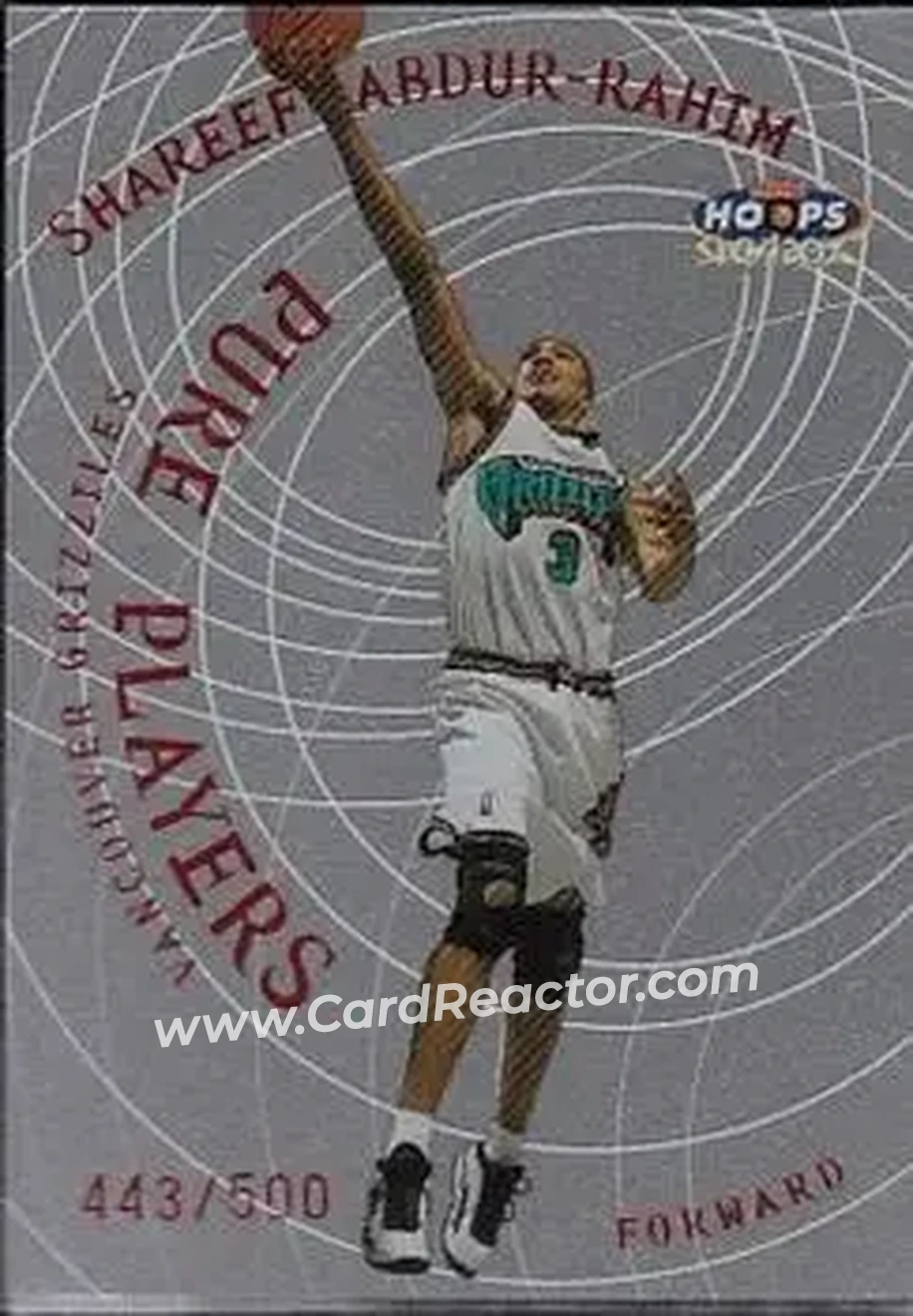 Front of Shareef Abdur-Rahim