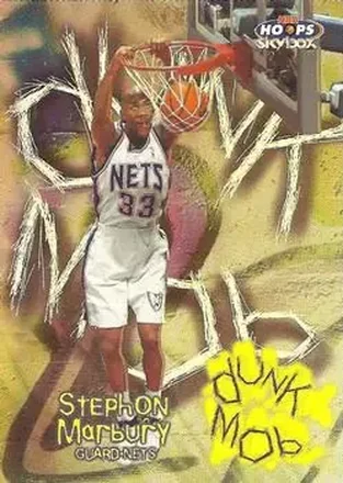 1999-00 Hoops #2DM Dunk Mob Stephon Marbury