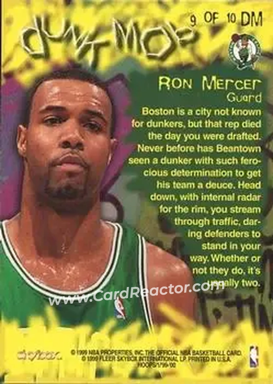 Back of Ron Mercer