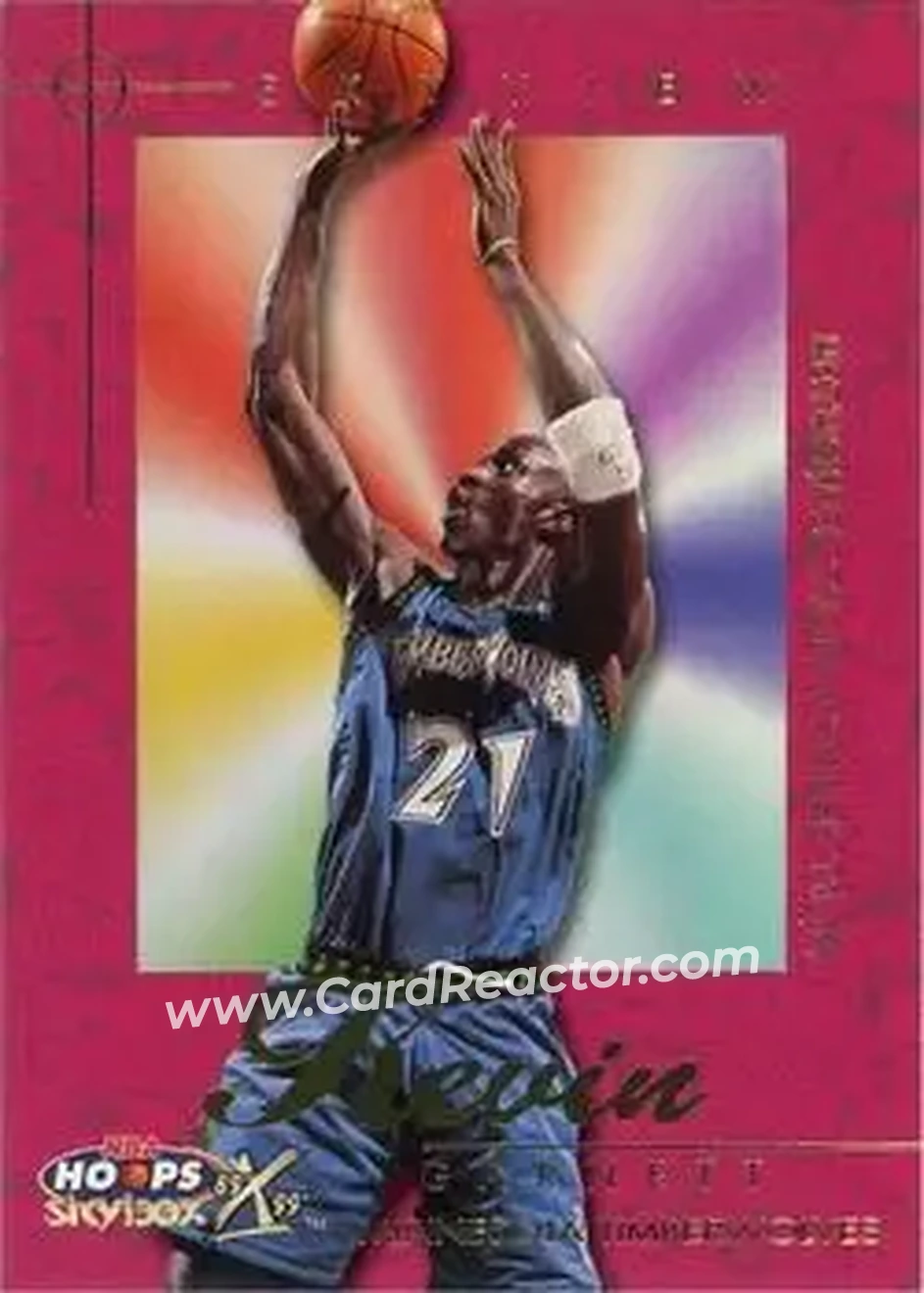 Front of Kevin Garnett