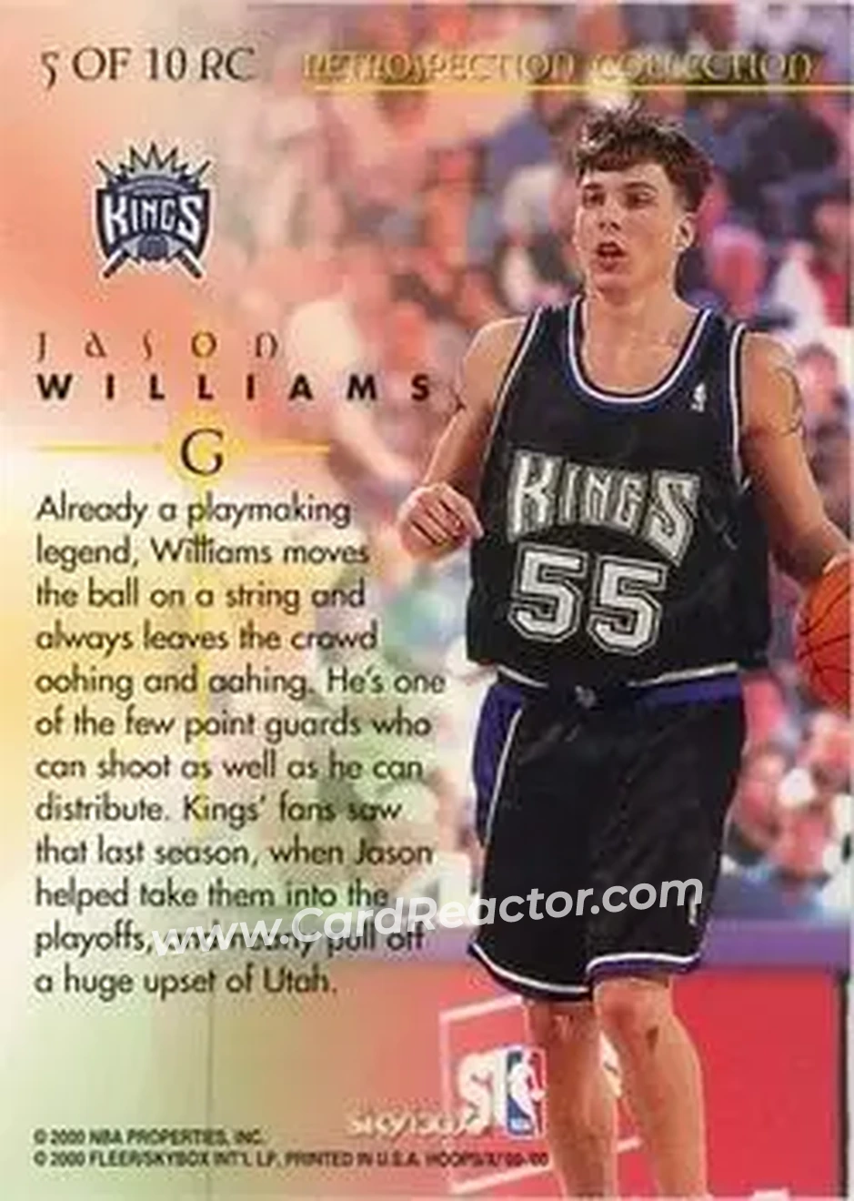 Back of Jason Williams