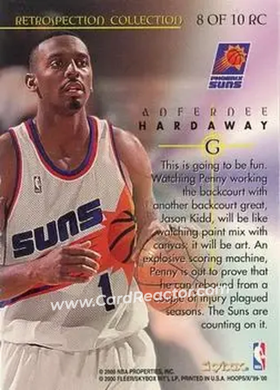 Back of Anfernee Hardaway