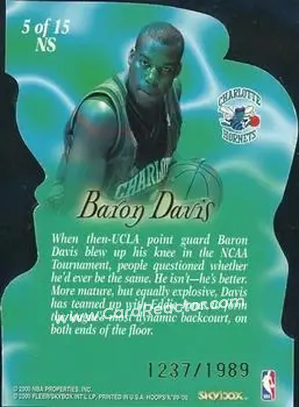 Back of Baron Davis