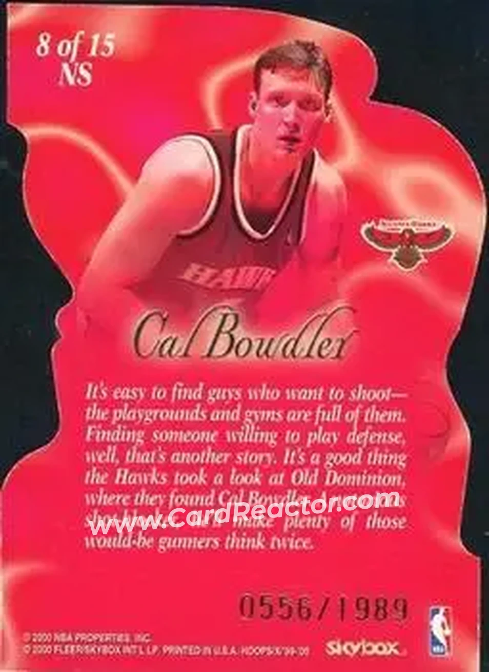 Back of Cal Bowdler