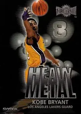 1999-00 Metal #1 H Heavy Metal Kobe Bryant