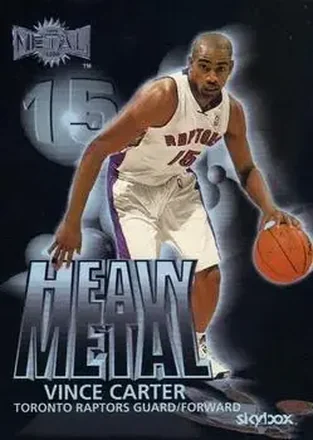 1999-00 Metal #2 H Heavy Metal Vince Carter