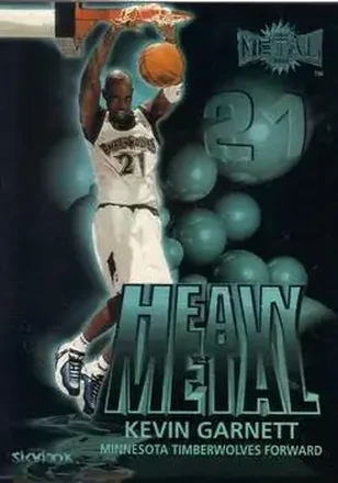 1999-00 Metal #4 H Heavy Metal Kevin Garnett