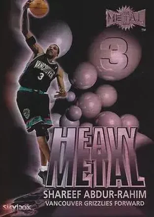 1999-00 Metal #6 H Heavy Metal Shareef Abdur-Rahim