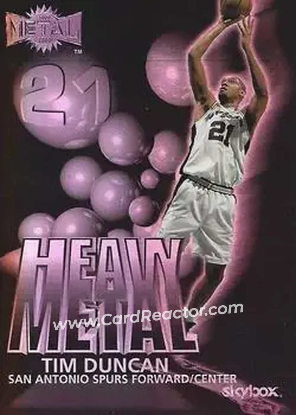 Front of Tim Duncan