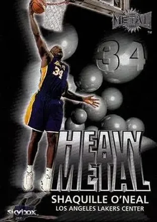1999-00 Metal #10 H Heavy Metal Shaquille O'Neal