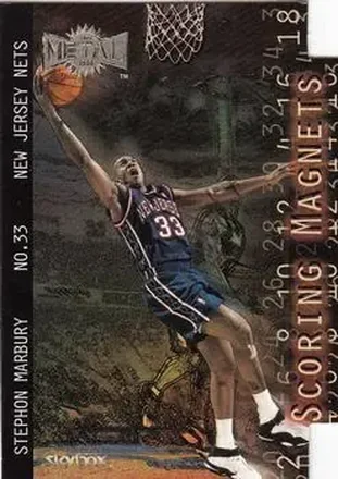 1999-00 Metal #2SM Scoring Magnets Stephon Marbury