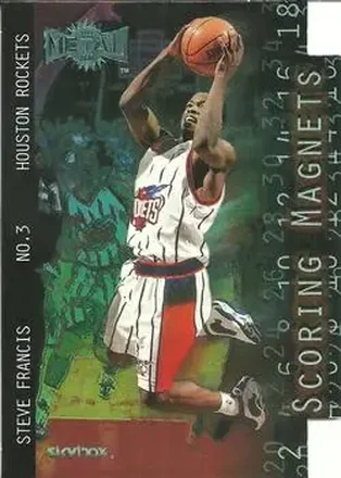 1999-00 Metal #5SM Scoring Magnets Steve Francis