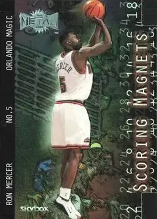 1999-00 Metal #6SM Scoring Magnets Ron Mercer