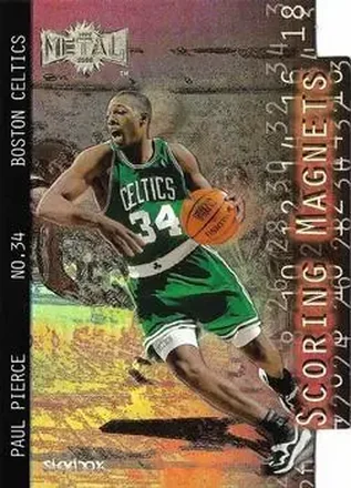 1999-00 Metal #7SM Scoring Magnets Paul Pierce