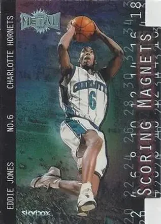 1999-00 Metal #10SM Scoring Magnets Eddie Jones
