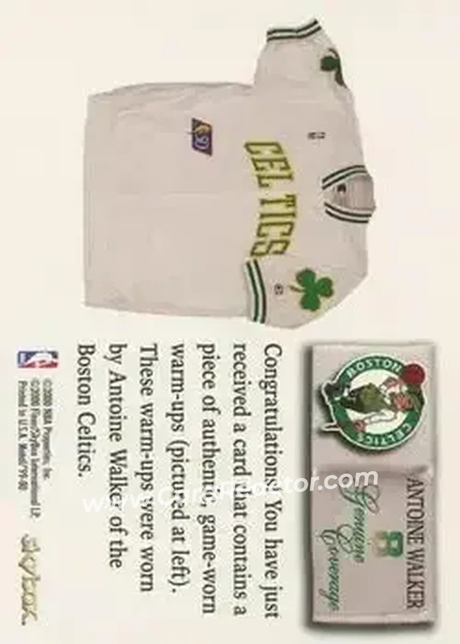 Back of Antoine Walker