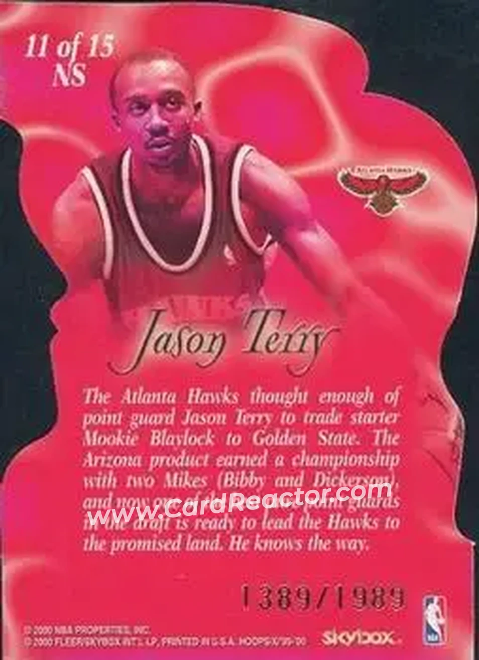 Back of Jason Terry