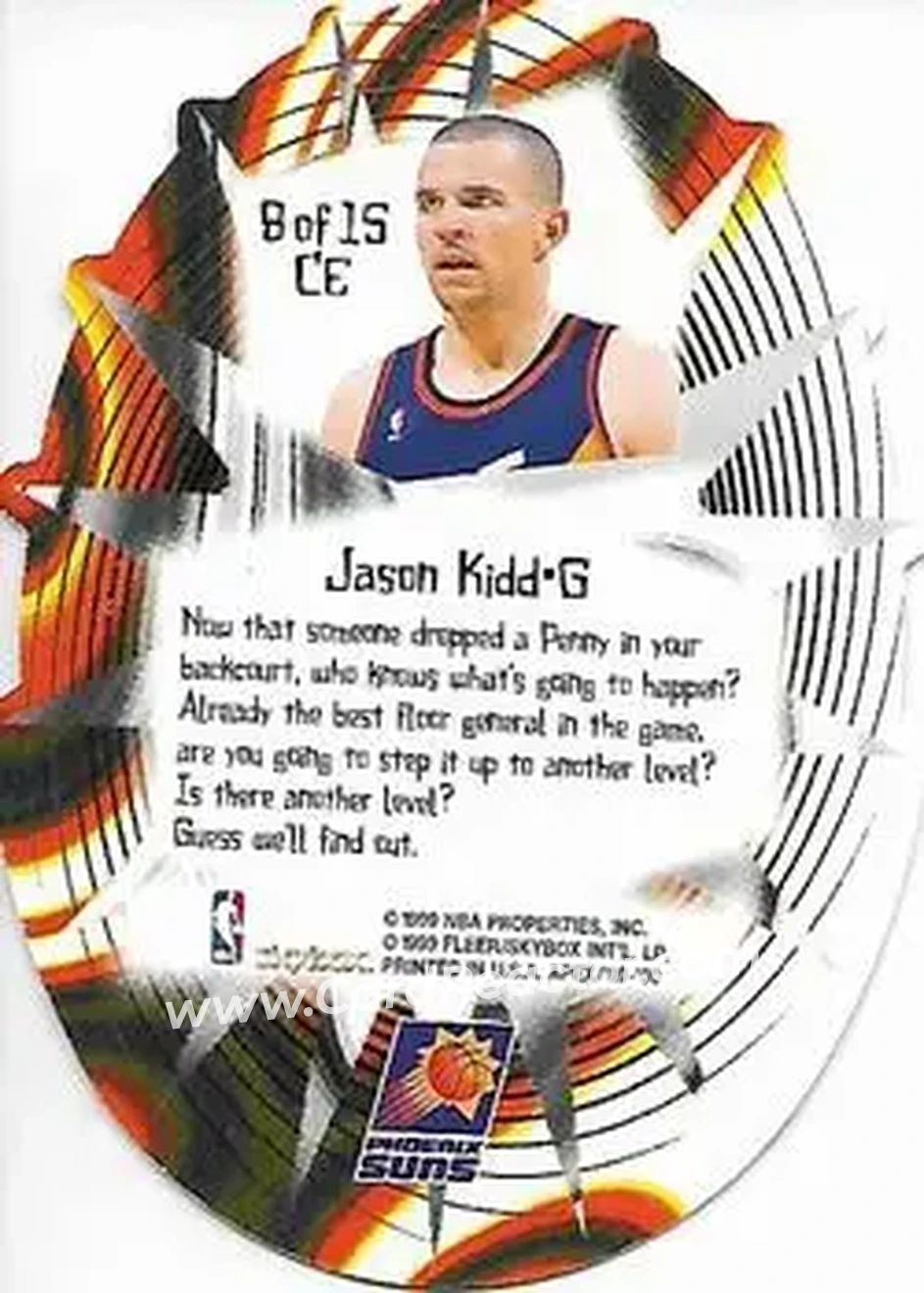 Back of Jason Kidd