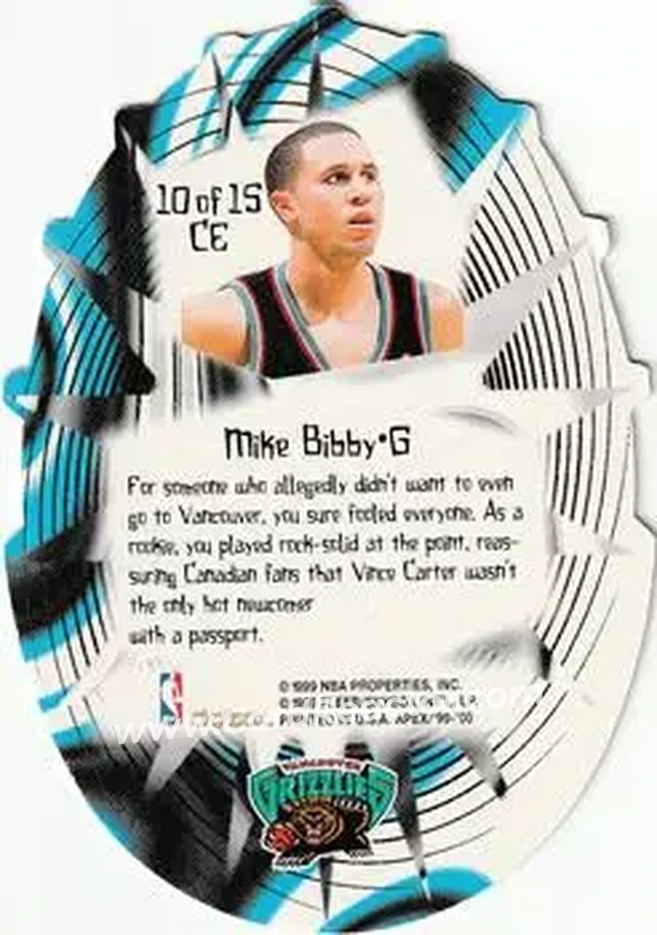 Back of Mike Bibby