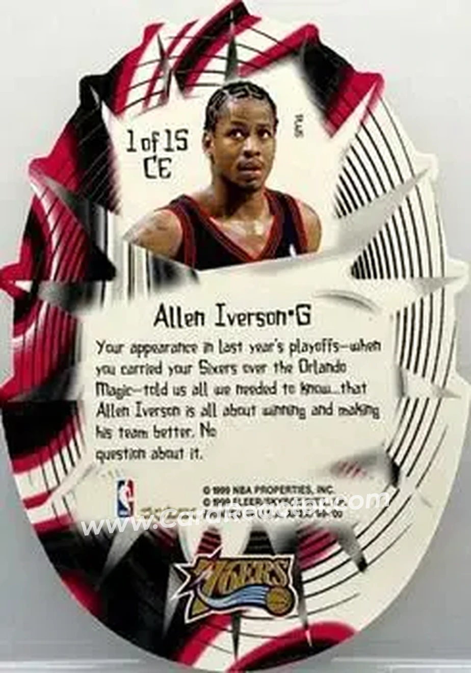 Back of Allen Iverson
