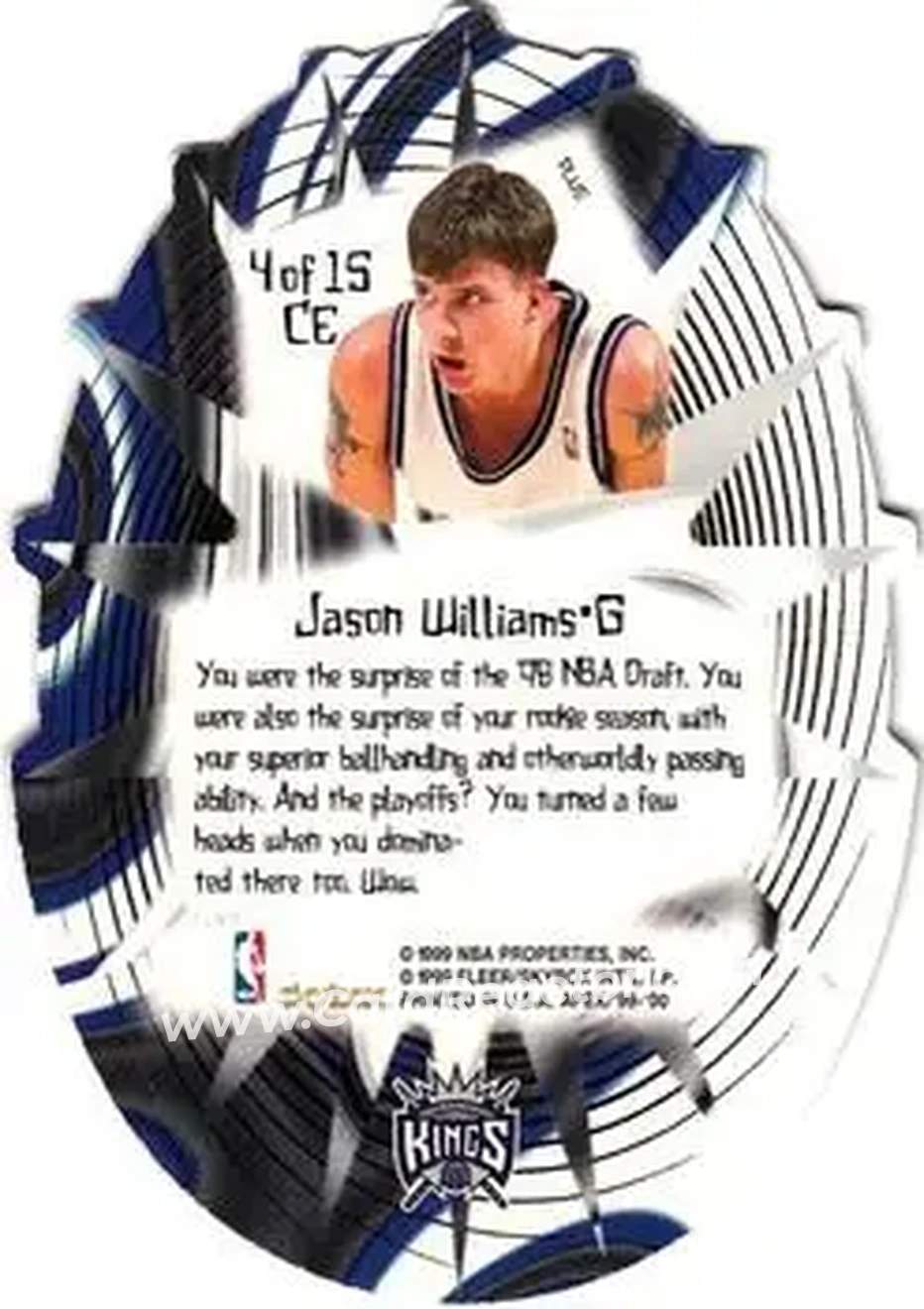 Back of Jason Williams