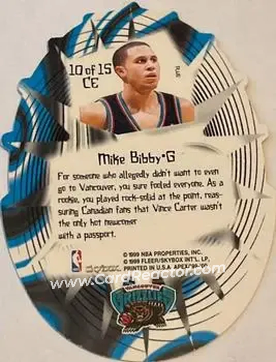 Back of Mike Bibby