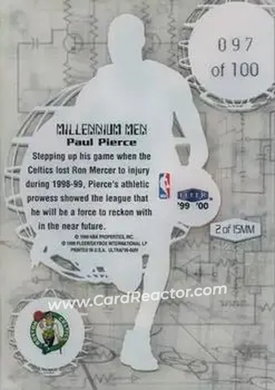 Back of Paul Pierce