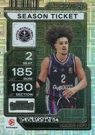 2025-26 Panini Contenders EuroLeague #6 Nadir Hifi