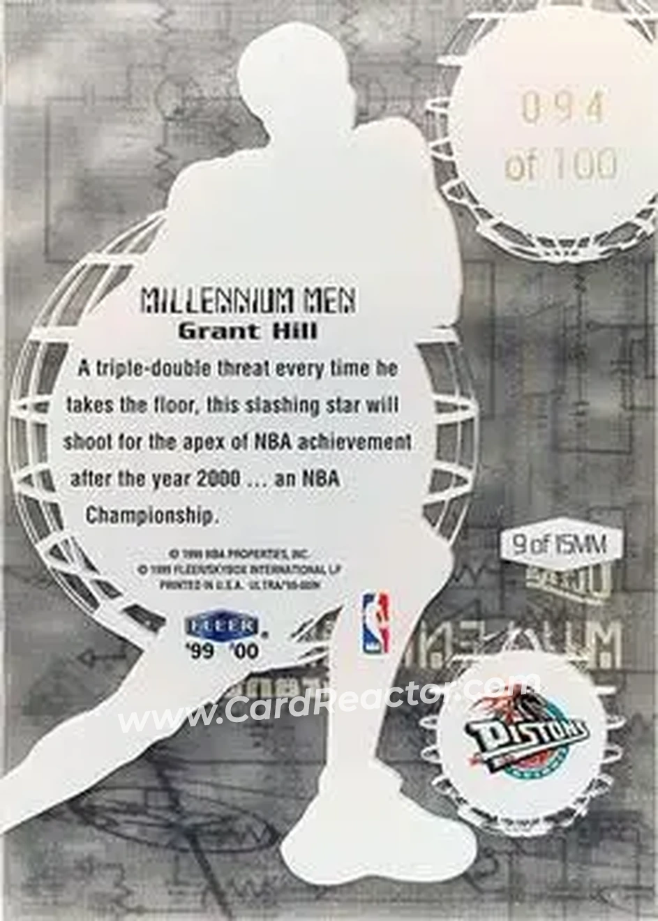 Back of Grant Hill